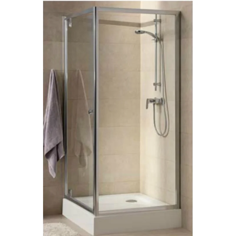 Aktuální KOLO First křídlové pivotové dveře 80 cm, otevírané vně, do niky nebo pro kombinaci s pevnou boční stěnou, čiré ZDRP80222003