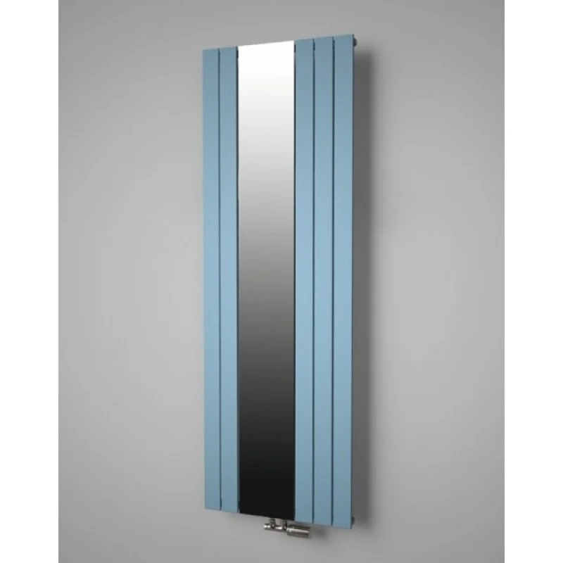 Značkový ISAN COLLOM MIRROR desingový, koupelnový radiátor 1800 / 602, sněhově bílá (RAL 9016)