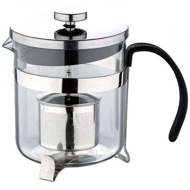 Akce RENBERG Konvička na čaj s čajítkem nerez 600 ml RB-3110