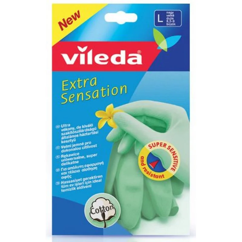 Zlevněný VILEDA Rukavice Extra Sensation M 123320