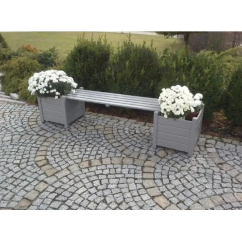 Akční Nabídka Květináč lavice šedá 48/52