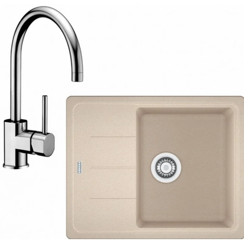 Akční Nabídka Franke SET G54 granitový dřez BFG 611-62 pískový melír + baterie FC 650 chrom 114.0323.800