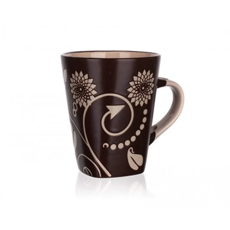 Značkový BANQUET hrnek Creamy hnědý 60HH1027224BR