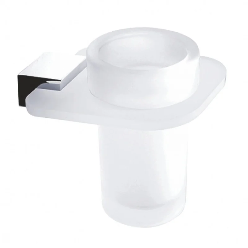 Zlevněný NIMCO KIBO Ixi Držák sklenky, rosené sklo Ki X3-58W-26