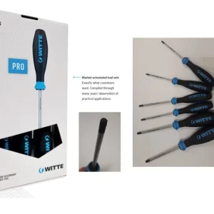 WITTE PRO LINE sada šroubováků 6 dílná, TORX T10-T40 Nová Kolekce