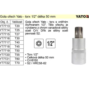 Akční Nabídka Gola ořech torx 1/2"T30