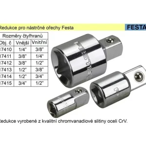 Akce Redukce Festa rozměr vnější 1/2"_ vnitřní3/8"