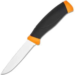 Značkový Morakniv Companion Zubatý Nerez Hi-Vis Oranžový 11829