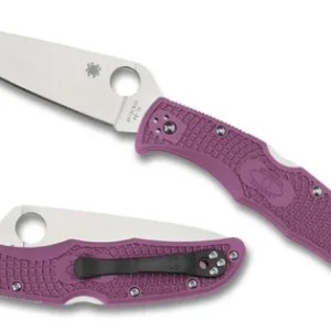Zlevněný Spyderco Endura 4 Lightweight Fialový Flat Ground C10FPPR