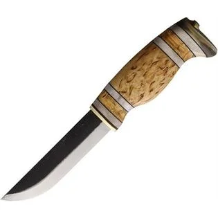 Značkový WOOD JEWEL Řezbářský nůž s pouzdrem z kadeřavé břízy 12 cm. WJ23TMR