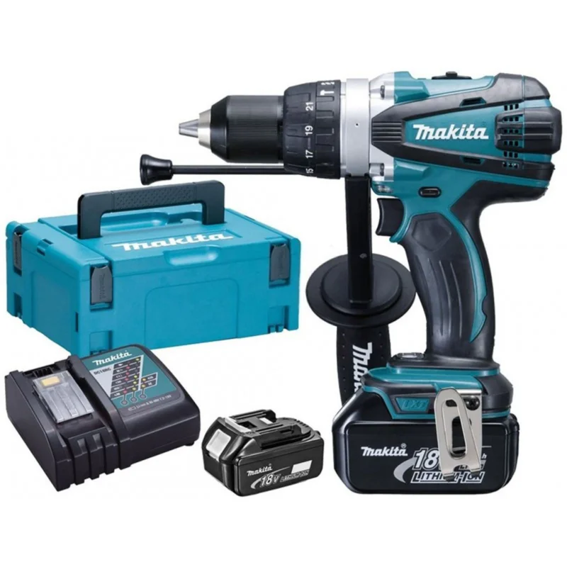Zlevněný Aku příklepová vrtačka Makita LXT DHP458RTJ
