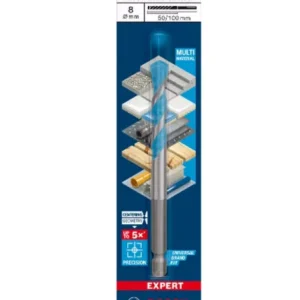 Aktuální Vrták víceúčelový Bosch EXPERT HEX-9 MultiConstruction 8 x 50 x 100 mm 2608900581
