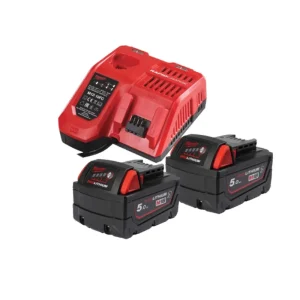 Aktuální Sada akumulátorů a rychlonabíječky Milwaukee M18 NRGCR-502 4932479831