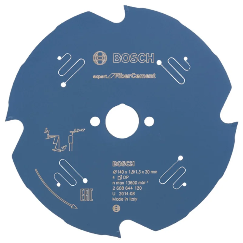 Akční Nabídka Pilový kotouč Bosch Expert for Fibre Cement 140 mm 4T 2608644120