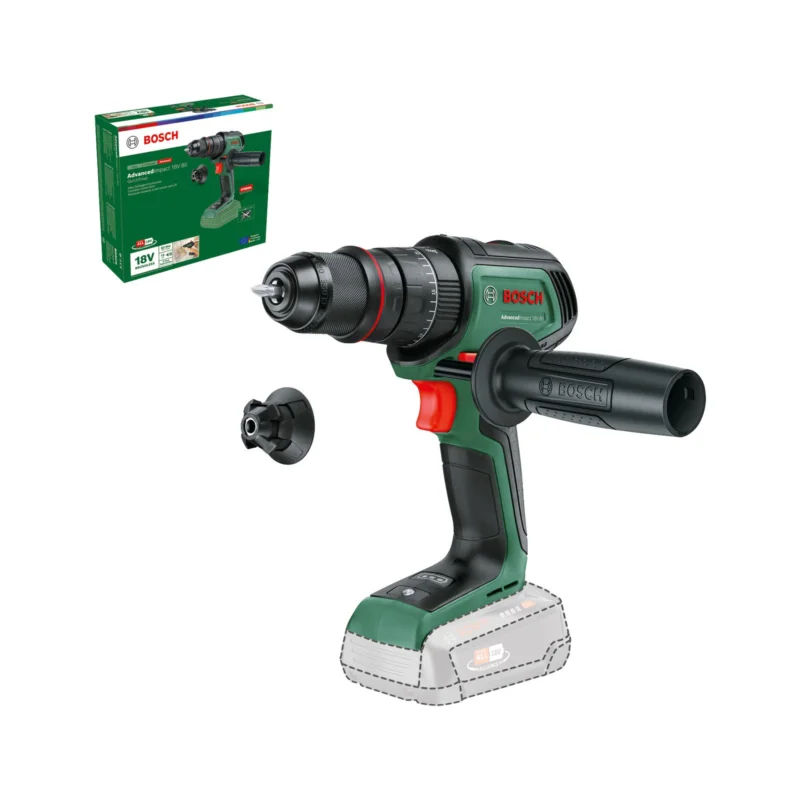 Značkový Aku příklepová vrtačka Bosch AdvancedImpact 18V-80 06039E2100