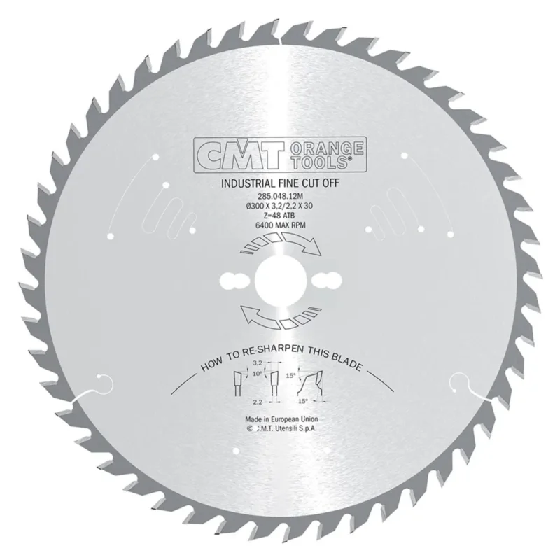 Akční Cena Pilový kotouč CMT Industrial pro podélné a příčné řezy - D250x3,2 d30 Z60 HW Odhlučněný