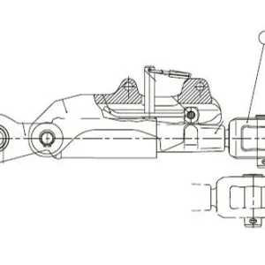 Akce GKN Walterscheid 1308496 / 308496 / R341882 Tyč stabilizátoru M30, 130 mm