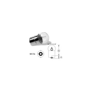 Akce LL207T Žárovka jednovláknová 12V/5W BA15s