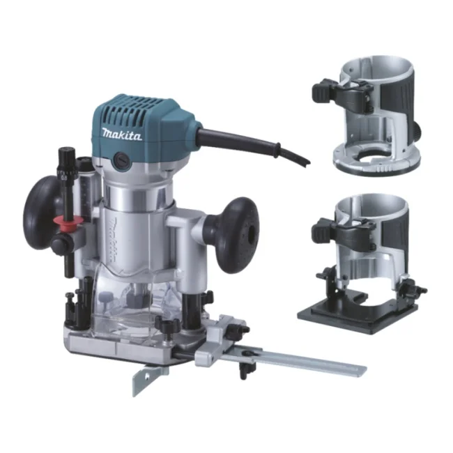 Akční Nabídka Makita RT0702CX2J kombinovaná frézka s příslušenstvím 700W,Makpac