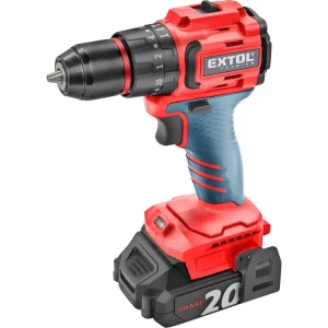 Akce EXTOL PREMIUM 8891808 aku příklepový šroubovák SHARE20V, BRUSHLESS, 1x2Ah